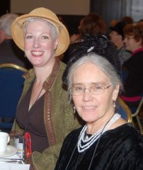 Edith and Julie at Crime Bake