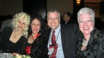 Liz, Edith, John Talbot, and Julie in costume at last year's banquet.