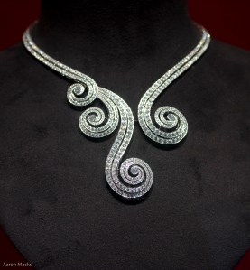 Spiral Diamond Necklace