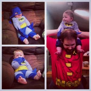 Last Halloween. My baby and his baby.