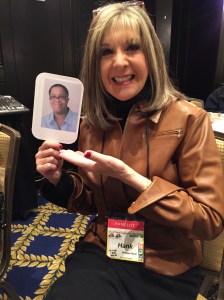 Dru stops by to say hi to Hank Phillipi Ryan