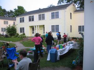 One of many parties held in the courtyard I lived on at Hanscom. 