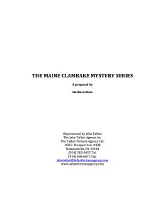 THE MAINE CLAMBAKE MYSTERY SERIES