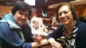 Jackie hangs with Guppies Debra Goldstein and Marilyn Levinson.