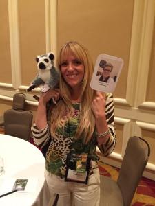 Kiki the Lemur and Laura Morrigan do Malice Go Round with Jacki.