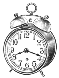"Double-Bell Alarm Clock" by Anonymous illustrator - Eaton’s Spring and Summer Catalogue, 1917