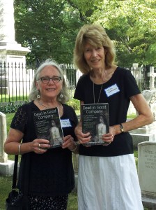 Leslie Wheeler and me, with our copies of the boo