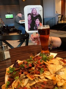 A beer and barbecue nachos hit the spot.