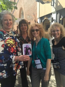 Happy to run into authors Julie Hennrikus, Leslie Budewitz, Kathryn O'Sullivan, and Nancy Herriman!