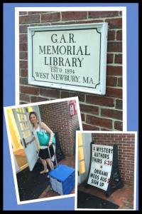 Heading to an author event with some of the Wickeds last summer in West Newbury, Mass.