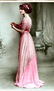 Eliza as a bridesmaid