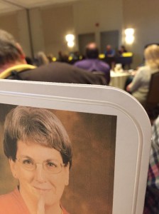 First panel -- Our Big Guns and How They Got There with Joseph Finder, William Kent Krueger, Leslie Meier, B.A. Shapiro and moderator Sharon Daynard