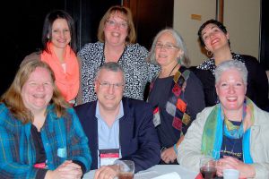 This is a picture from Crime Bake a few years ago. 