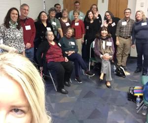 Photo by Eleanor Carwood Jones who took the selfie! 