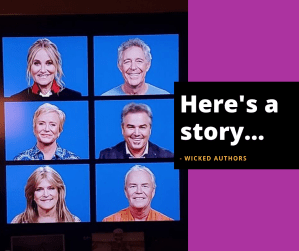 Screen shot of the six Brady actors 